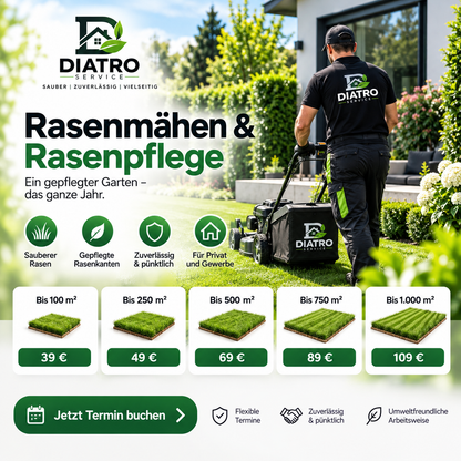 Rasenmähen & Rasenpflege